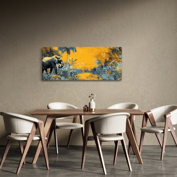 Slika - Slon u prirodi (120x50 cm)