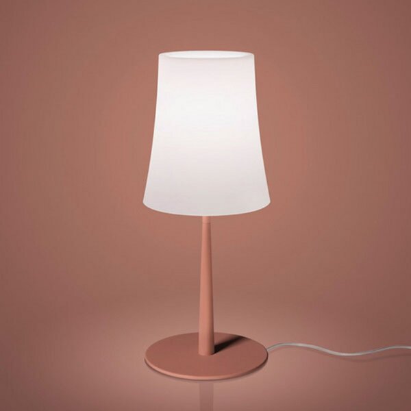 Stolne Lampa Foscarini, Birdie Easy, Crvena, Dnevna soba, Metal, Dizajn