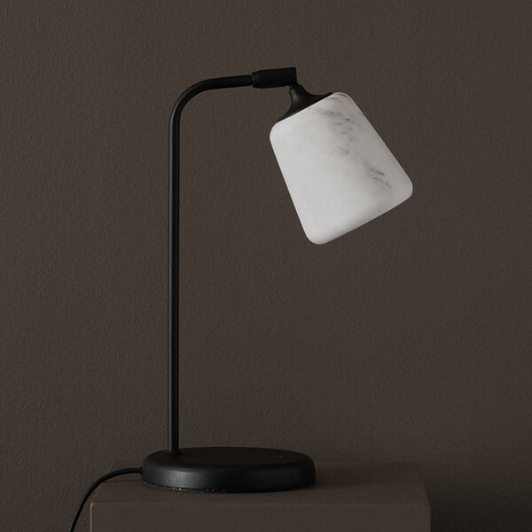 Stolne Lampa New Works, Material New Edition, prigušiv, Crno, Dnevna soba, Metal, Dizajn
