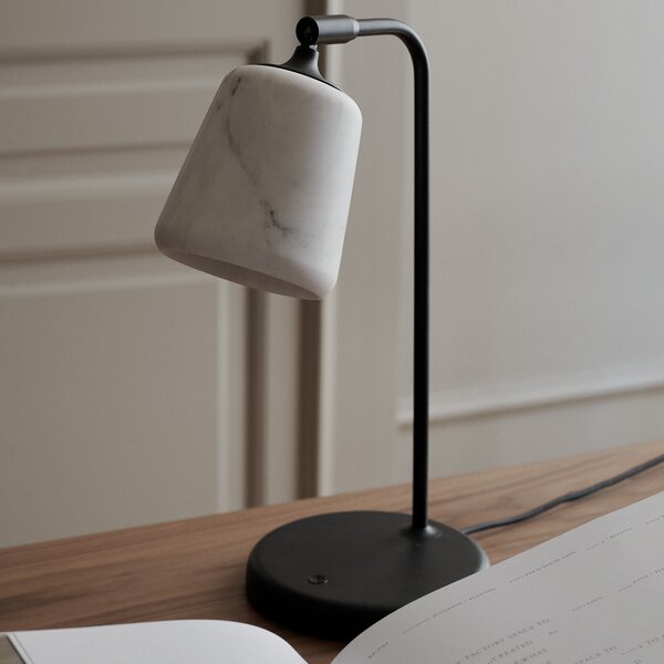 Stolne Lampa New Works, Material New Edition, prigušiv, Crno, Dnevna soba, Metal, Dizajn