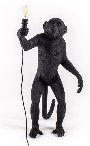 Vanjske Svjetiljka SELETTI, Monkey Lamp, Crno, Plastika, Dizajn