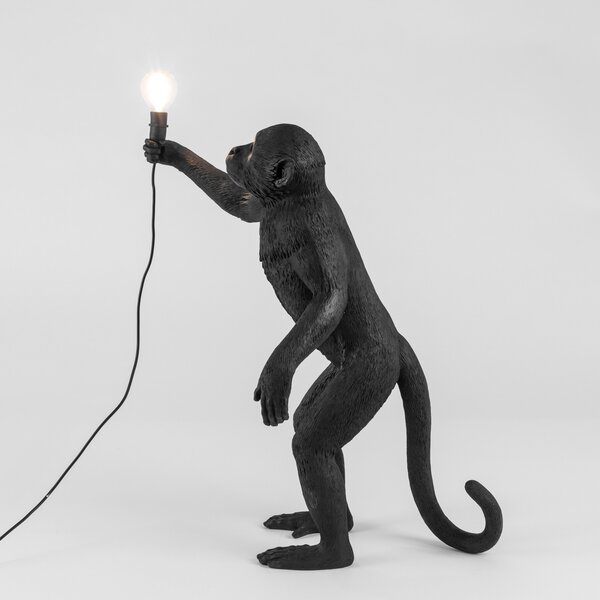 Vanjske Svjetiljka SELETTI, Monkey Lamp, Crno, Plastika, Dizajn