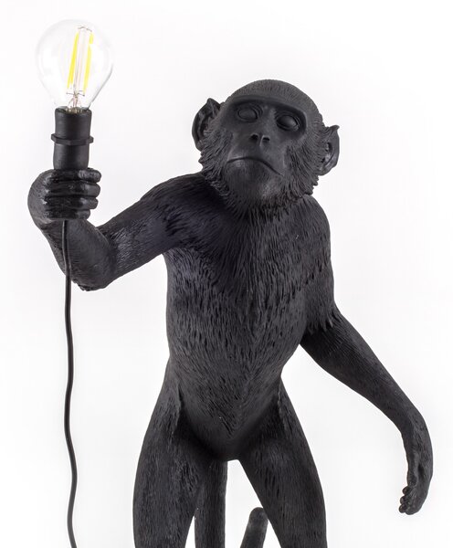 Vanjske Svjetiljka SELETTI, Monkey Lamp, Crno, Plastika, Dizajn