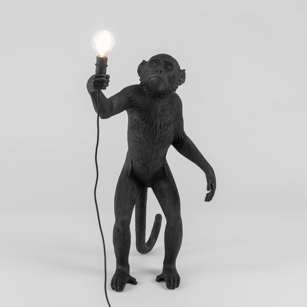 Vanjske Svjetiljka SELETTI, Monkey Lamp, Crno, Plastika, Dizajn