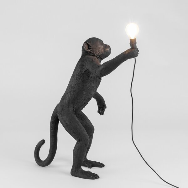 Vanjske Svjetiljka SELETTI, Monkey Lamp, Crno, Plastika, Dizajn