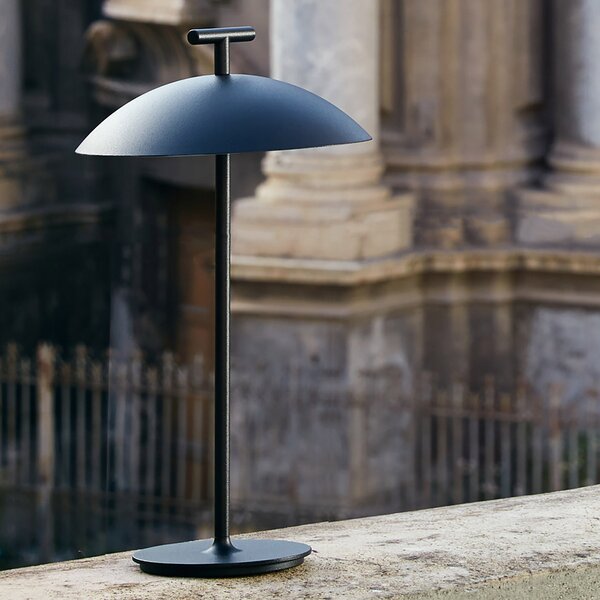 Stolne Lampa Kartell, Mini Geen-A, Crno, Dnevna soba, Metal, Dizajn