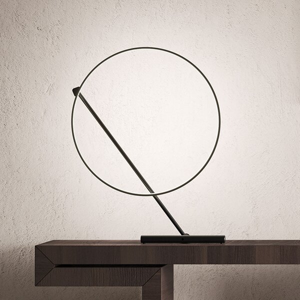 Stolne Lampa kdln, Poise, prigušiv, Crno, Dnevna soba, Metal, Dizajn