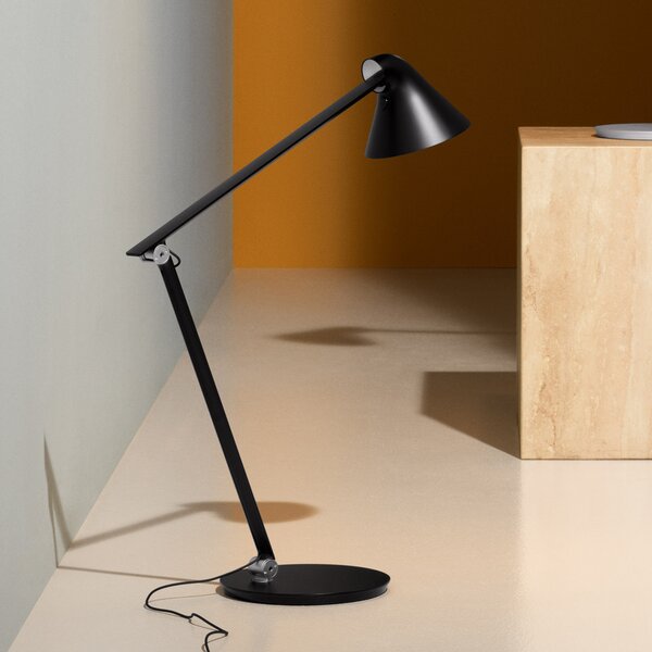 Stolne Lampa Louis Poulsen, NJP, prigušiv, Crno, Dnevna soba, Metal, Dizajn