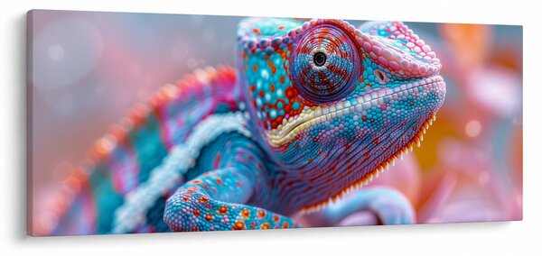 Slika - Šareni kameleon (120x50 cm)