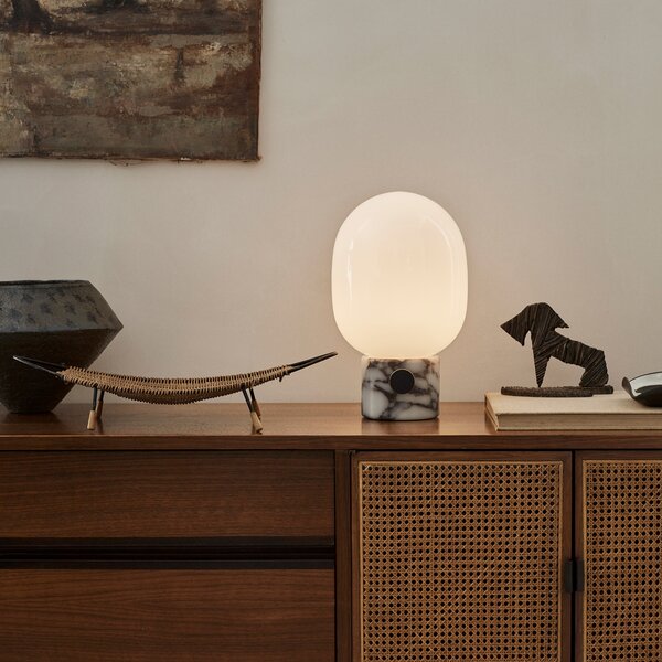Stolne Lampa Audo Copenhagen, JWDA, prigušiv, Bijela, Dnevna soba, Staklo, Dizajn
