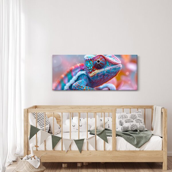 Slika - Šareni kameleon (120x50 cm)