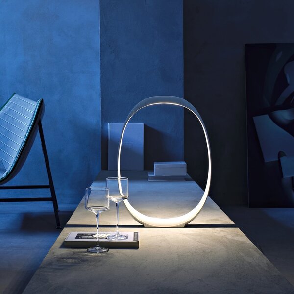 Stolne Lampa Foscarini, Anisha, prigušiv, Bijela, Dnevna soba, Plastika, Dizajn