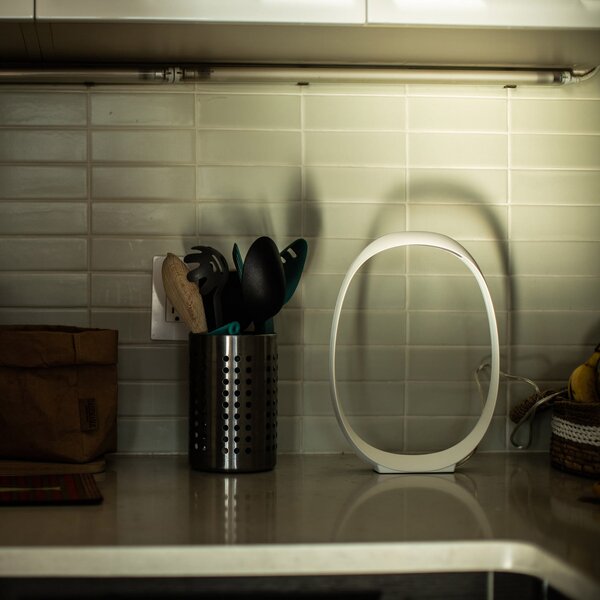 Stolne Lampa Foscarini, Anisha, prigušiv, Bijela, Dnevna soba, Plastika, Dizajn
