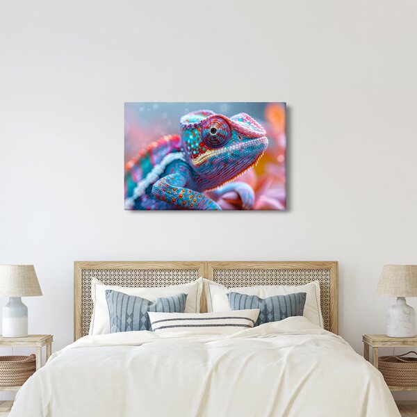 Slika - Šareni kameleon (90x60 cm)