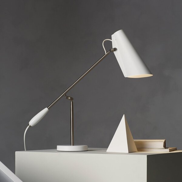 Stolne Lampa Northern, BIRDY, Bijela, Dnevna soba, Metal, Dizajn