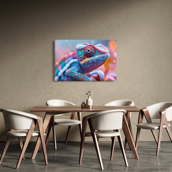 Slika - Šareni kameleon (90x60 cm)