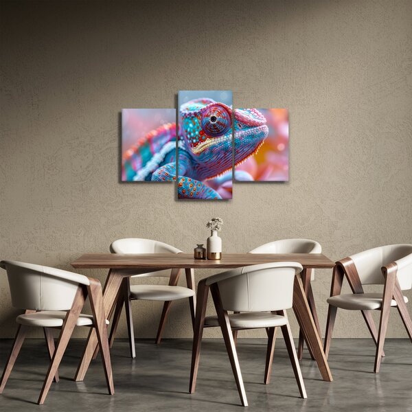 Slika - Šareni kameleon (90x60 cm)