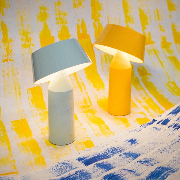Stolne Lampa MARSET, Bicoca, prigušiv, Žuta, Dnevna soba, Plastika, Dizajn