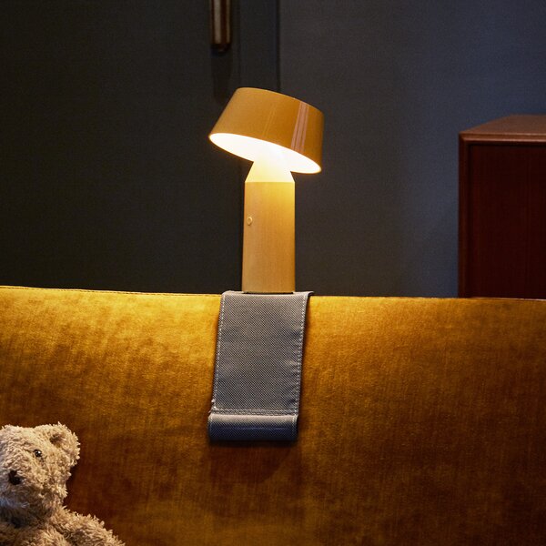 Stolne Lampa MARSET, Bicoca, prigušiv, Žuta, Dnevna soba, Plastika, Dizajn