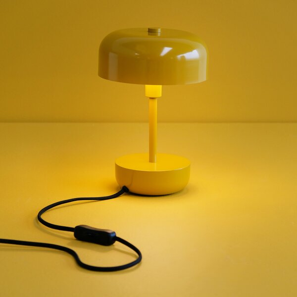 Stolne Lampa Dyberg Larsen, Haipot, Žuta, Dnevna soba, Metal, Moderan