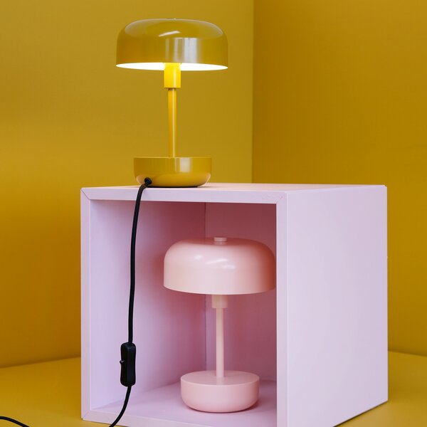 Stolne Lampa Dyberg Larsen, Haipot, Žuta, Dnevna soba, Metal, Moderan