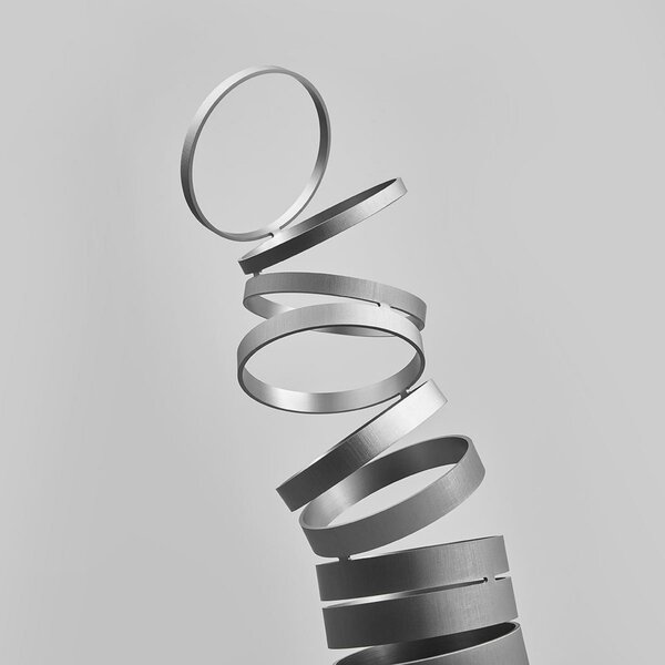 Stolne Lampa Artemide, Decomposé, Sivo, Dnevna soba, Metal, Dizajn
