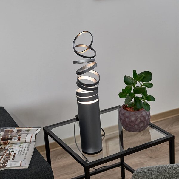 Stolne Lampa Artemide, Decomposé, Sivo, Dnevna soba, Metal, Dizajn