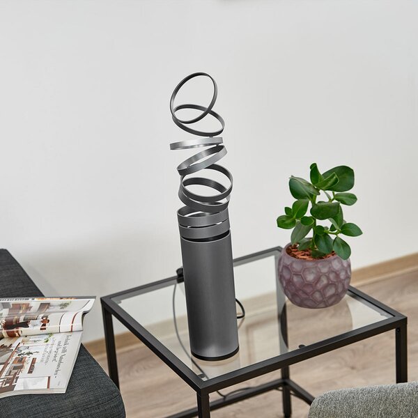 Stolne Lampa Artemide, Decomposé, Sivo, Dnevna soba, Metal, Dizajn