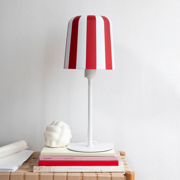 Stolne Lampa Dyberg Larsen, Gry, Crvena, Dnevna soba, Metal, Dizajn