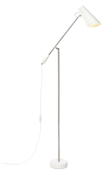 Podne Lampa Northern, BIRDY, Bijela, Dnevna soba, Metal, Dizajn