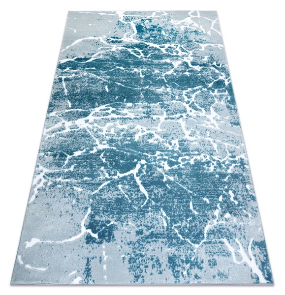 Modern MEFE carpet 6182 Stone - strukturne dvije razine flora krem / plava