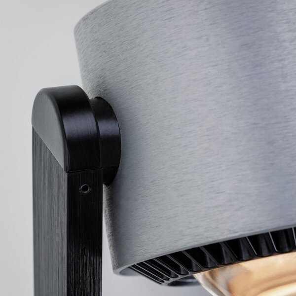 Podne Lampa Paulmann, Aldan, prigušiv, Crno, Dnevna soba, Metal, Moderan