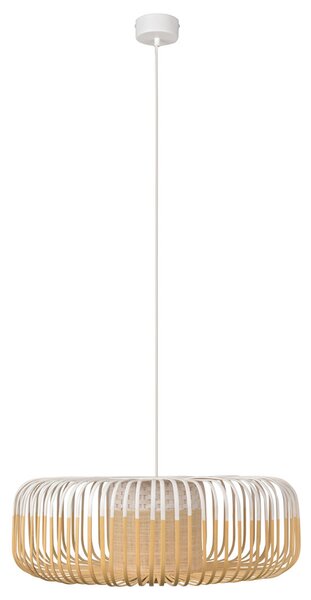 Viseće Svjetiljka Forestier, Bamboo Light XL, prigušiv, Bijela, Dnevna soba, Bambus, Dizajn