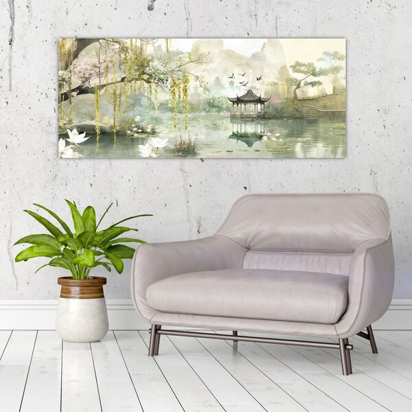 Slika - Kinesko jezero (120x50 cm)