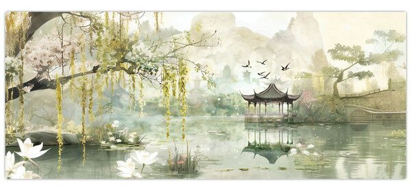 Slika - Kinesko jezero (120x50 cm)