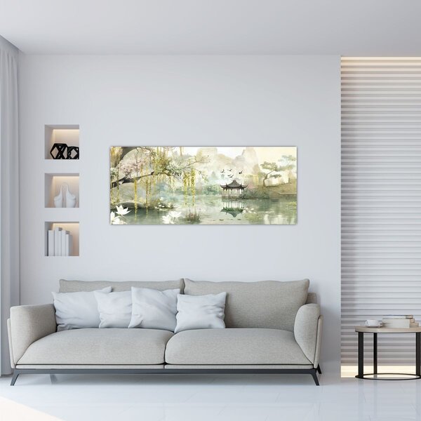 Slika - Kinesko jezero (120x50 cm)