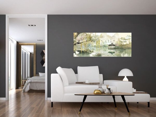 Slika - Kinesko jezero (120x50 cm)