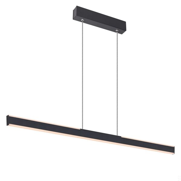 Viseće Svjetiljka SLV, One Linear, prigušiv, Crno, Kuhinja, Metal, Moderan