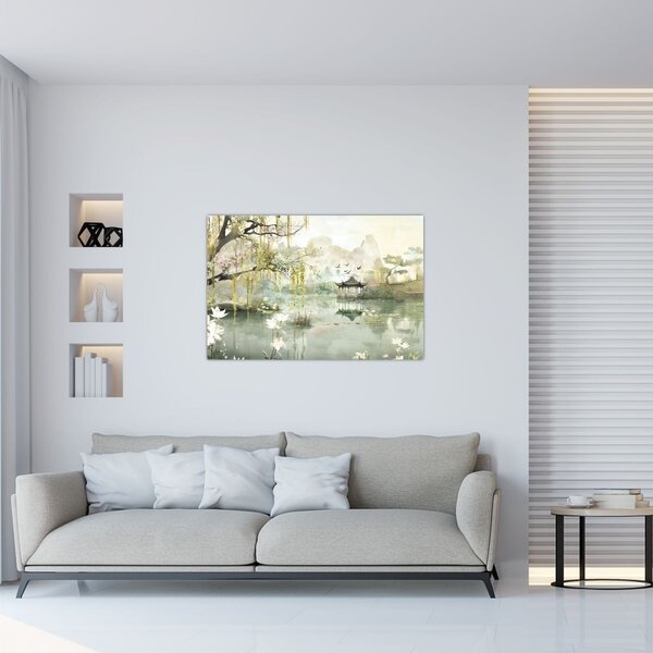 Slika - Kinesko jezero (90x60 cm)