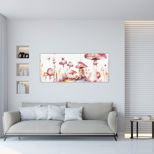 Slika - Ružičasta vila (120x50 cm)