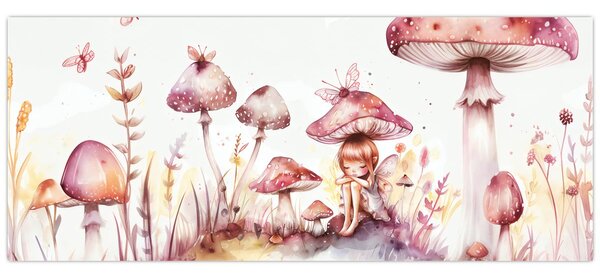 Slika - Ružičasta vila (120x50 cm)
