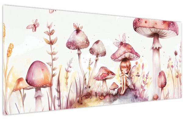 Slika - Ružičasta vila (120x50 cm)