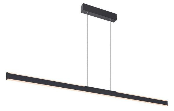 Viseće Svjetiljka SLV, One Linear, prigušiv, Crno, Kuhinja, Metal, Moderan