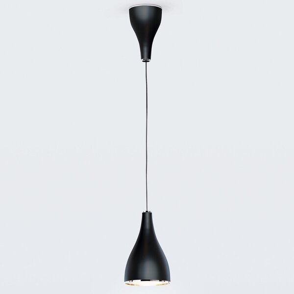 Viseće Svjetiljka Serien Lighting, One Eighty Suspension Adjustab, prigušiv, Crno, Dnevna soba, Metal, Dizajn