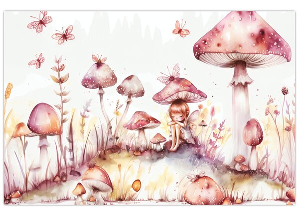 Slika - Ružičasta vila (90x60 cm)
