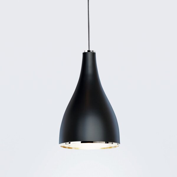Viseće Svjetiljka Serien Lighting, One Eighty Suspension Adjustab, prigušiv, Crno, Dnevna soba, Metal, Dizajn