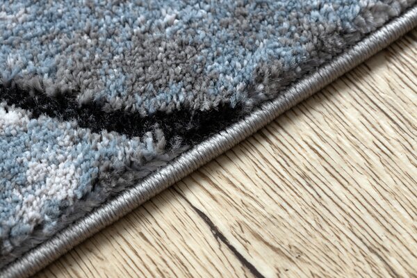 Tepih moderna COZY 8873 Cracks Puknuti beton - Strukturne, dvije razine flora svijetla Siva / plava
