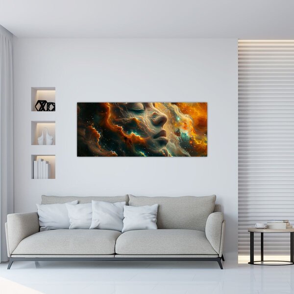 Slika - Lice u svemiru (120x50 cm)