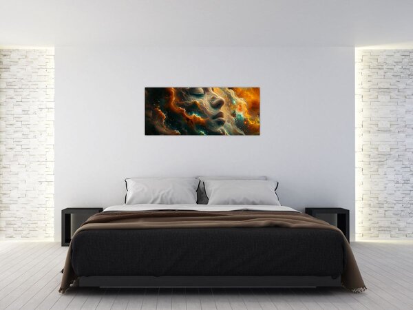 Slika - Lice u svemiru (120x50 cm)