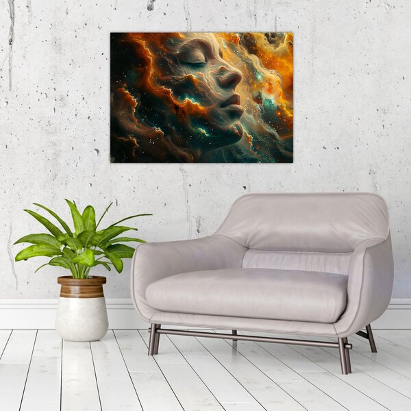 Slika - Lice u svemiru (70x50 cm)